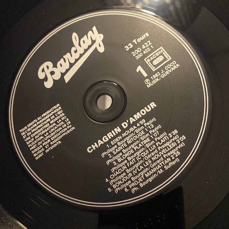 仏2discs LP Chagrin DAmour Chagrin DAmour LMS5521258 London Records /00520 Se produkter som liknar Chagrin D'Amour - Chagrin D'A.. på Tradera
