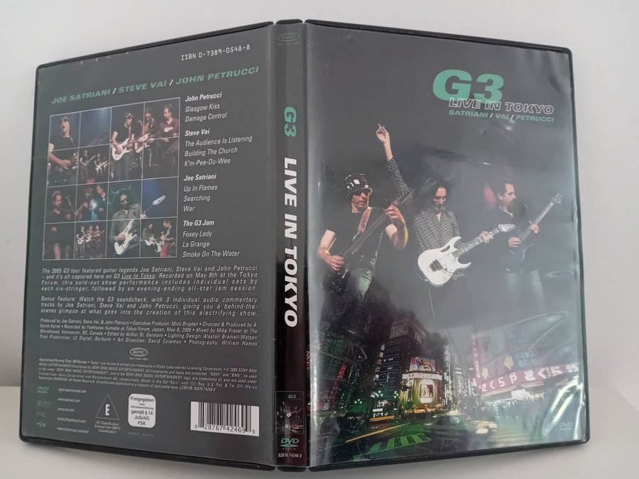 G3 Live In Tokyo - Joe Satriani, Steve Vai, Joh.. | Köp på