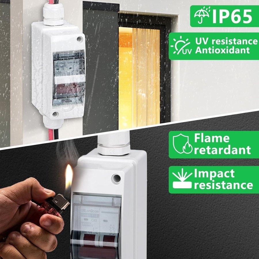 NY Mini Circuit Breaker Box för DC 500 V och AC.. | Köp på Tradera ...