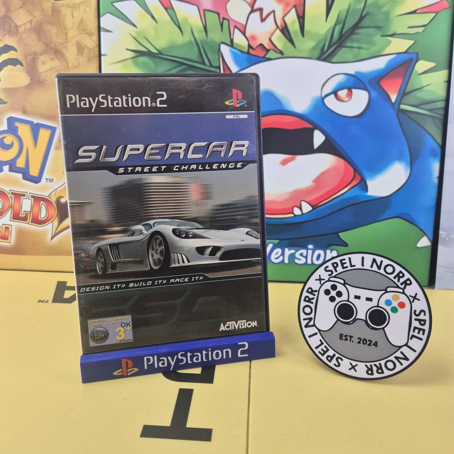 Supercar Street Challenge Sur PS2 (Sony PlayStation 2) - Boîte Sans Notice, Jeu D'occasion