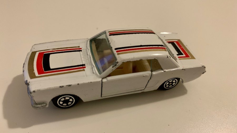 Yatming White 66 Mustang No.1073 Hong Kong Loose | Köp på Tradera