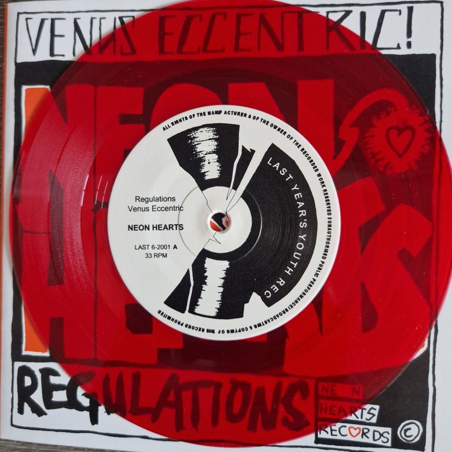 Neon Hearts - Regulations - Booklet Sleeve - Re.. | Köp på Tradera