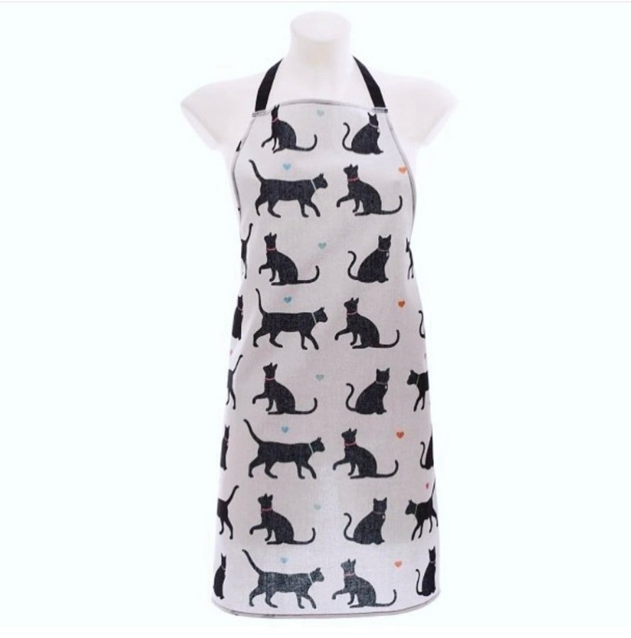 Helt ny! Förkläde med katter Köp från Janes_Auktioner på Tradera