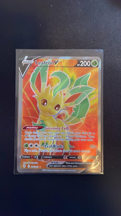 Leafeon-V (7/203), Busca de Cards