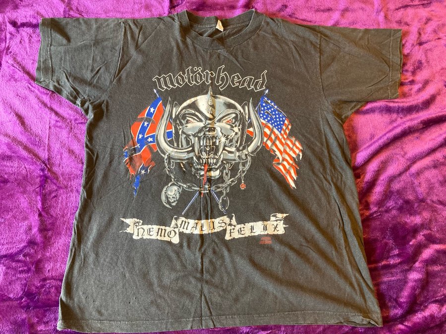 Motörhead Turné t-shirt Original 1991 saxon Köp på Tradera