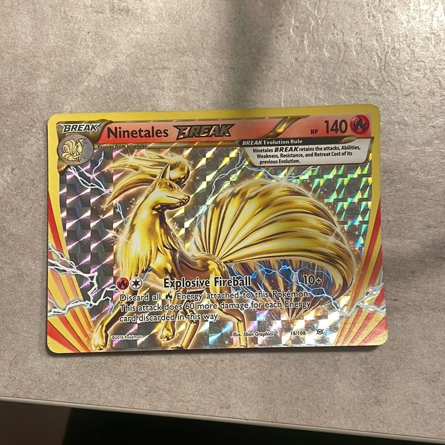 Se produkter som liknar Ninetales BREAK Pokmonkort p Tradera (710758721)