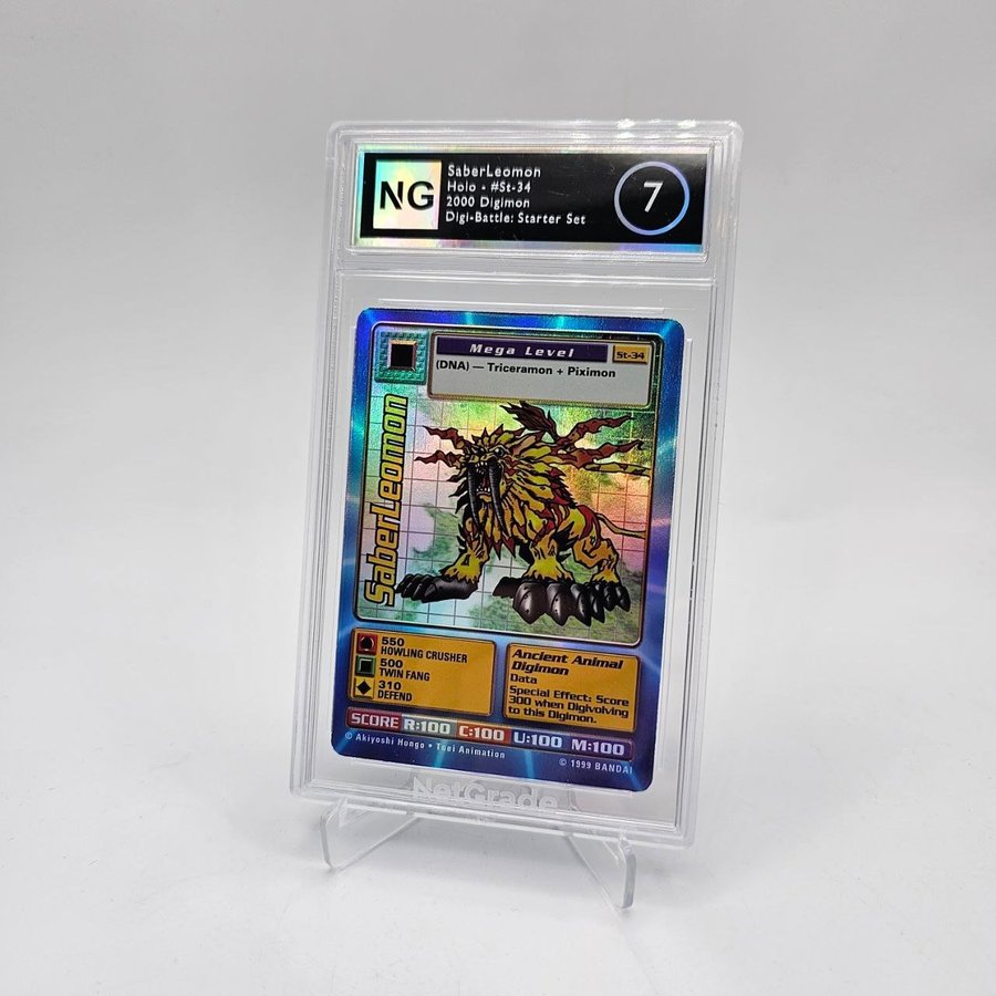 SaberLeomon Holo #St-34 - 2000 Digimon Digi-Bat.. | Kp p Tradera  (710554631)