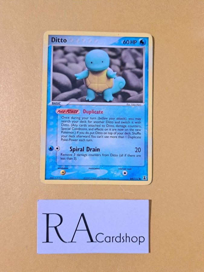 Ditto (Squirtle) - EX Delta Species Pokémon card 64/113