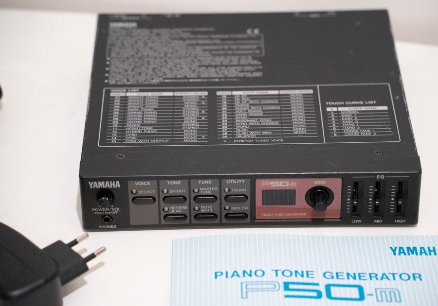 完動品　Yamaha P50-m ピアノトーンジェネレーター Yamaha P50-m - How it Sounds - YouTube