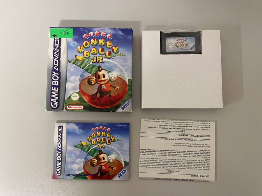Super Monkey Ball Jr Junior - Nintendo Gameboy Advance GBA