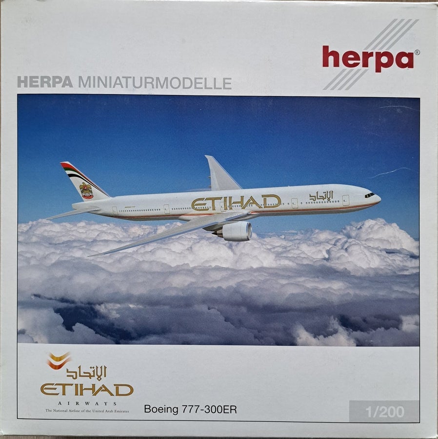 Herpa エティハド航空 Boeing 777-300ER 1/200 Herpa 1/200 Etihad Airways Boeing 777-300ER | Köp på Tradera