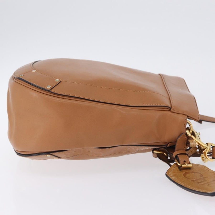 Chloe Eden Shoulder Bag Leather Beige Gold Auth.. | Köp på Tradera