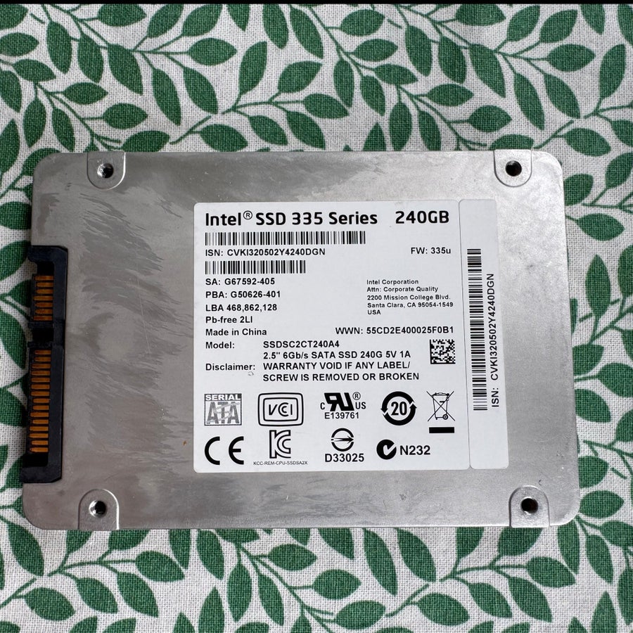 Intel SSD 335 Series 240GB SATA SSD | Köp på Tradera (741976382)