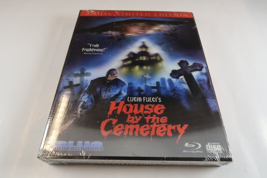 FULCI HOUSE BY CEMETERY Blu-ray Arrow windowpane 2-disc LE NEW SEALED UNCUT OOP EUR 30,05