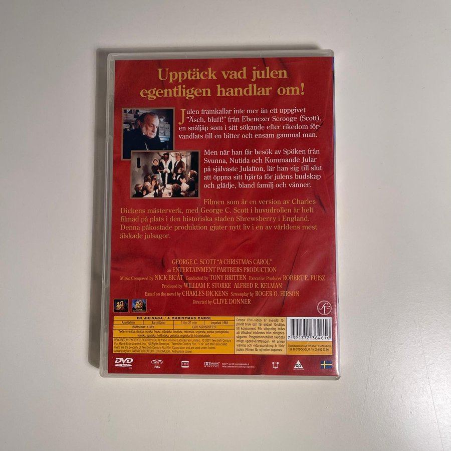 DVD En Julsaga / A Christm.. Köp från Retroleksaker på Tradera (522611134)