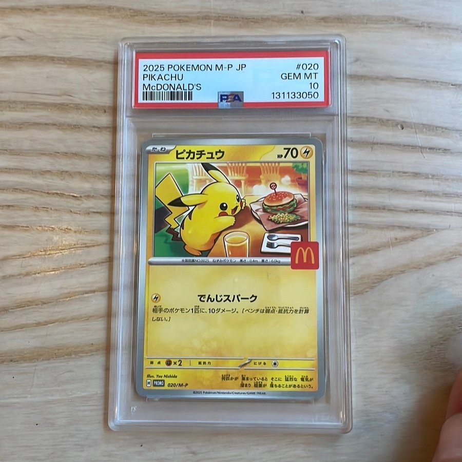 PSA 10 Pikachu McDonald's 2025 Pokemon M-P JP #.. | Köp på