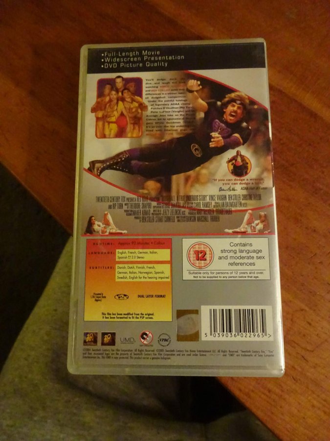 UMD Dodgeball Pour Sony PSP - Jeu Vidéo En VF/NL - Bon état
