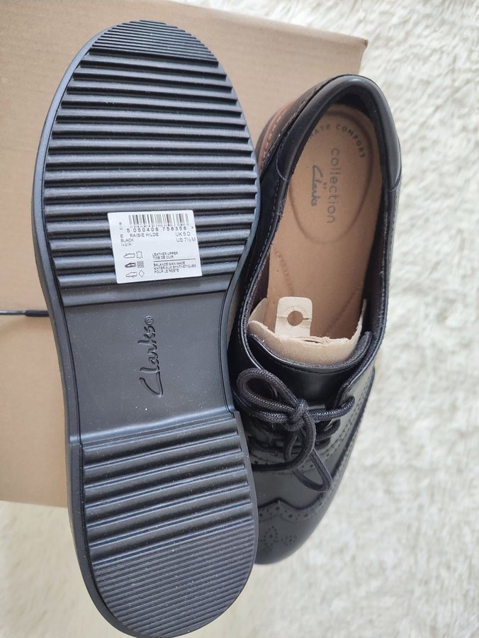 Clarks Raisie Hilde Skor Svart Storlek 38 Kop pa Tradera 641940360