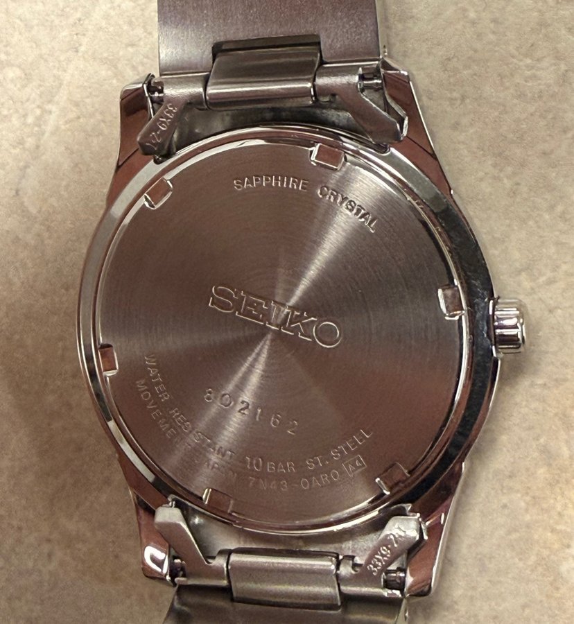 Sapphire Sgg715p1 Seiko Seiko SGG715P1 38mm Köp På Tradera (697706468)