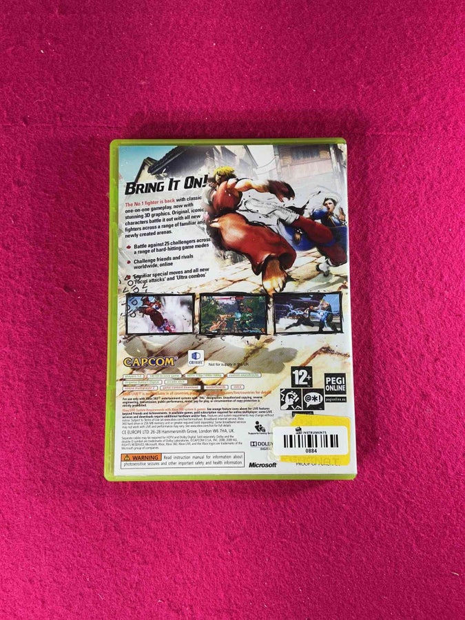 Jeu Street Fighter IV - Version XBOX 360 Classics, Comme Neuf, Manuel Inclus, édition PAL