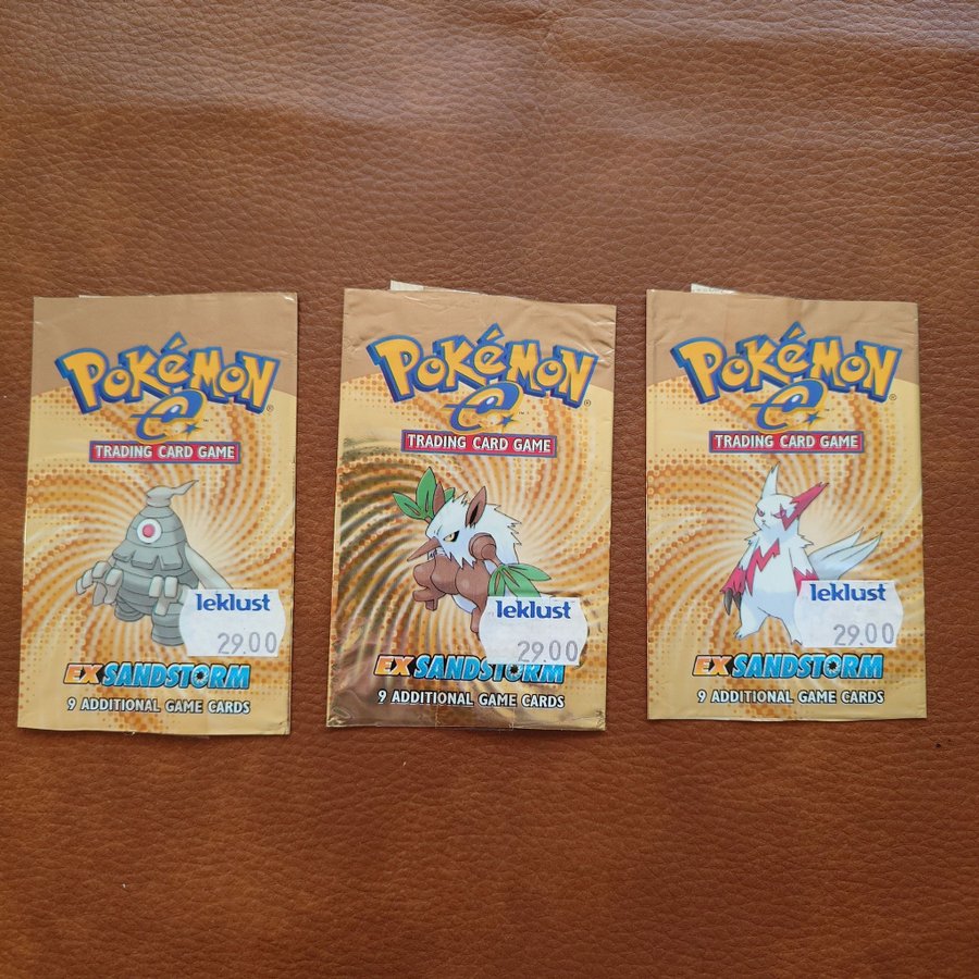 Pokmon EX Sandstorm PPNADE Boosterpaket 2003 | Kp p Tradera (731765180) Pokmon EX Sandstorm PPNADE Boosterpaket 2003 | Kp p Tradera (731765180)