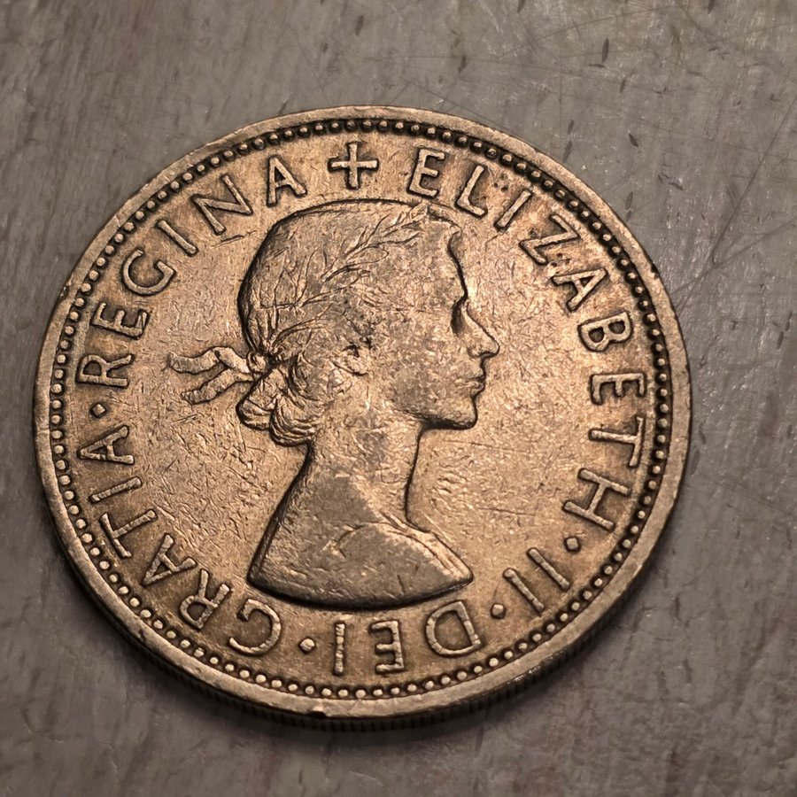 Elizabeth II Two Shillings - 1st Portrait | Köp på Tradera (714412305)