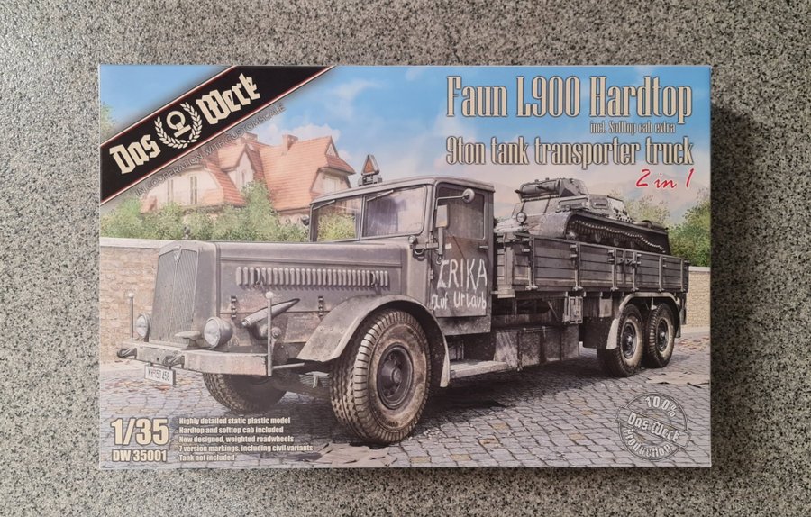 1/35 Scale Model Kit Faun L900 Hardtop German.. Köp på Tradera