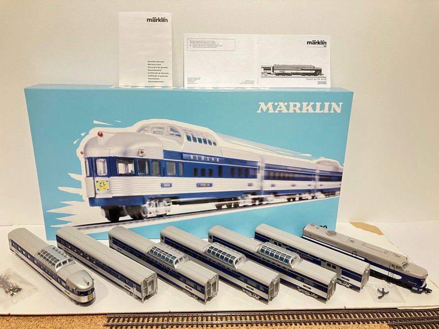 marklin 26490 blue bird ブルーバード Marklin 26490 Blue Bird Passenger Train Set | eBay