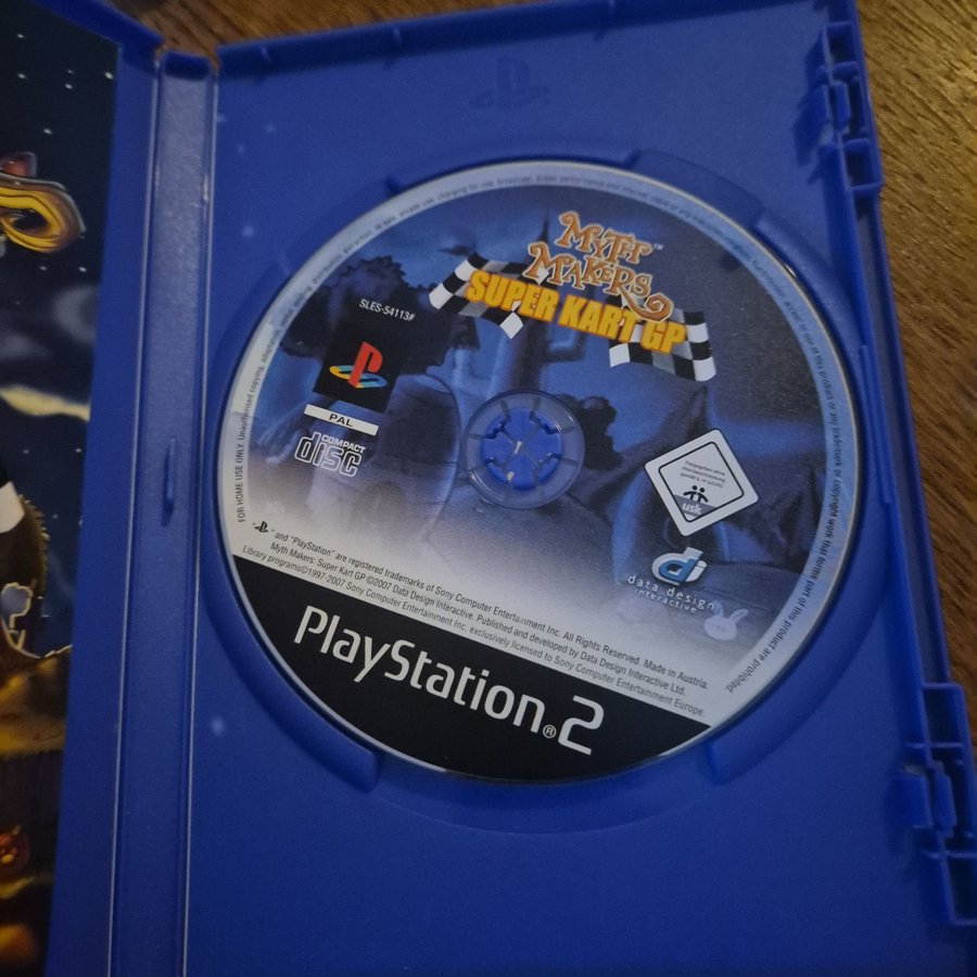 MYTH MAKERS SUPER KART GP SONY PLAYSTATION 2 PS2 EDITION PT PAL COMPLET