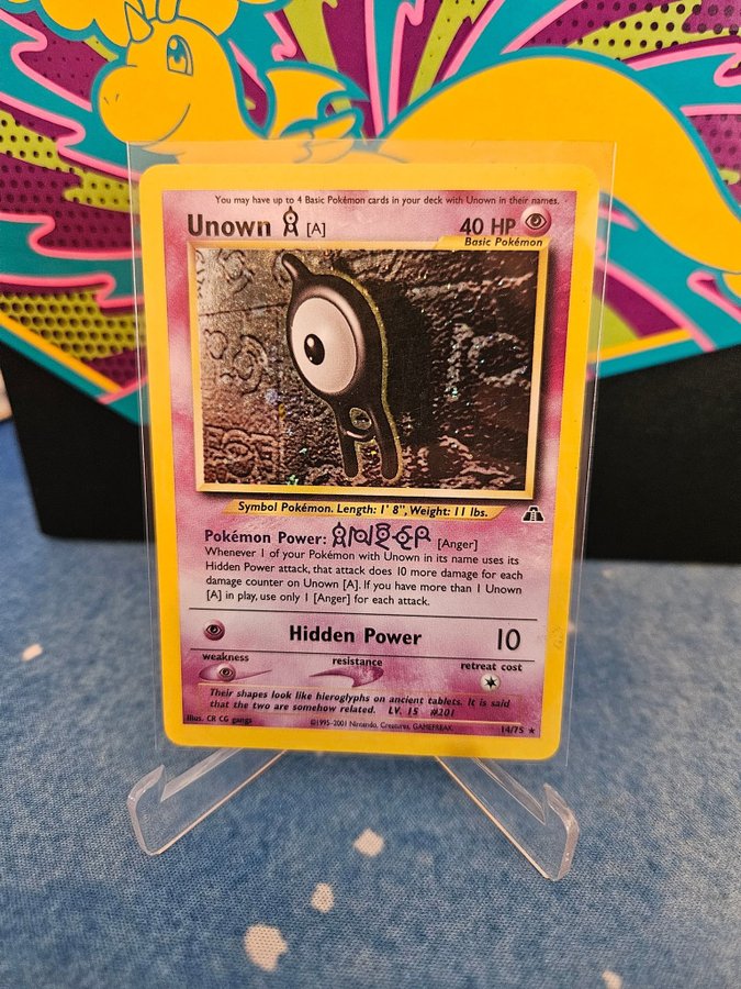 Unown [A] 14/75 Neo Discovery Pokemonkort | Kp p Tradera (727704017)