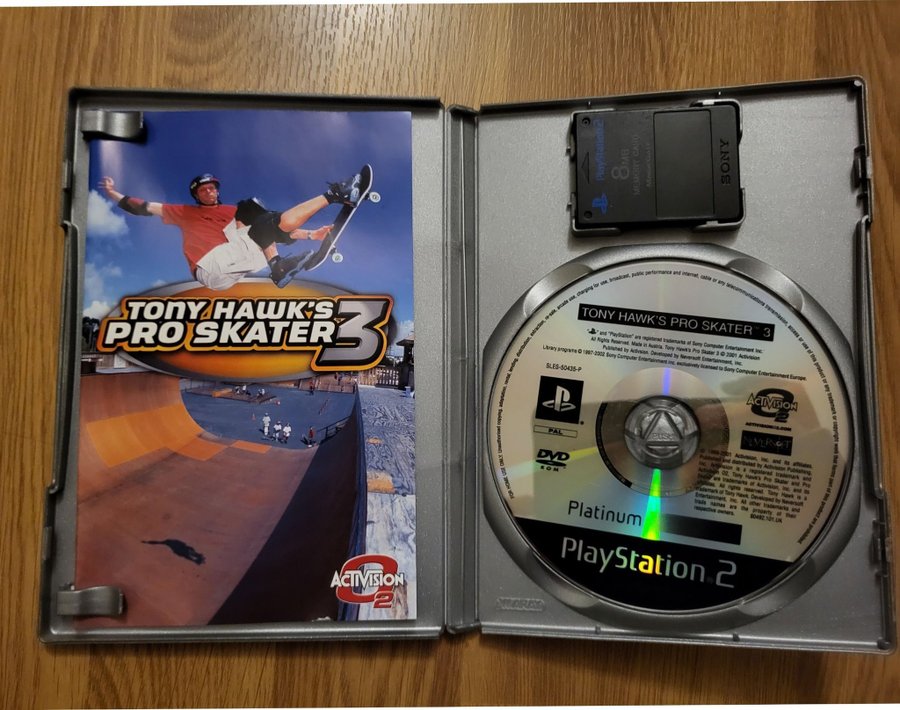 playstation 2 ett minneskort p 8 mb Tony haw K p p Tradera