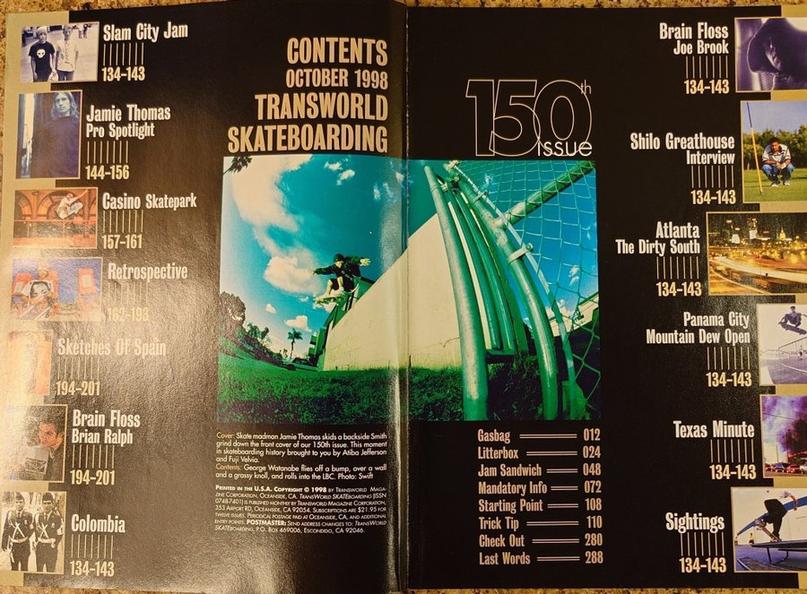 Transworld Skateboarding Magazine - October 199.. | Köp på
