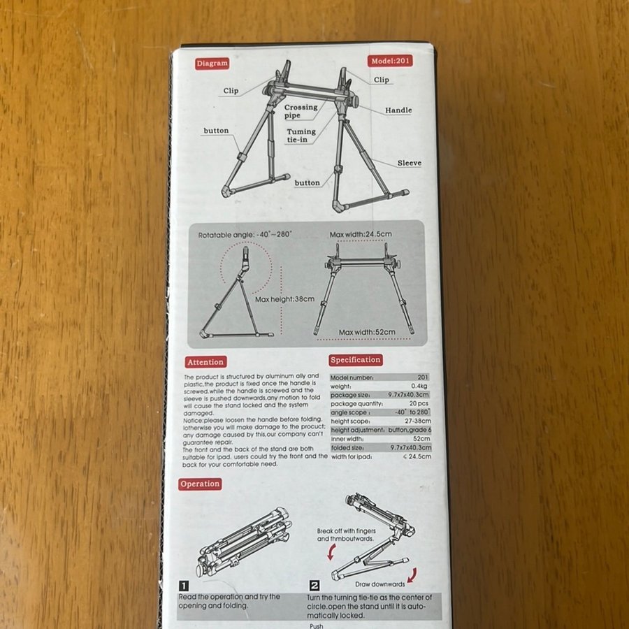 Media stand, perfekt för att filma tutorials med Köp på Tradera