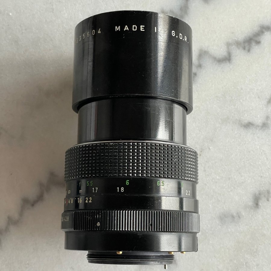 Objectif Pentacon Auto 135mm F/2.8 MC Monture M42 - Avec Boîtier Et Capuchons
