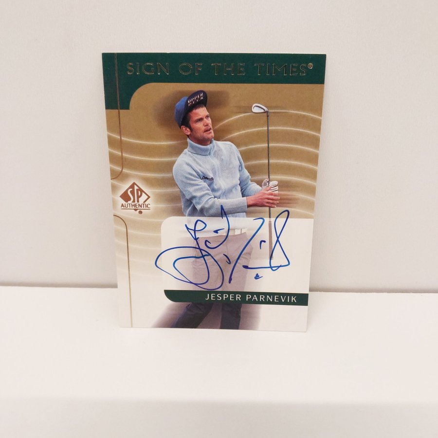 Jesper Parnevik Signerad Golf Trading Card SP A.. | Köp på Tradera