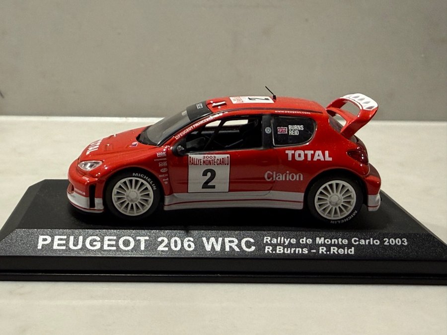 Peugeot 206 WRC #2 Rallye Catalunya 2003 - Vitesse 43005 1/43 - Burns Reid
