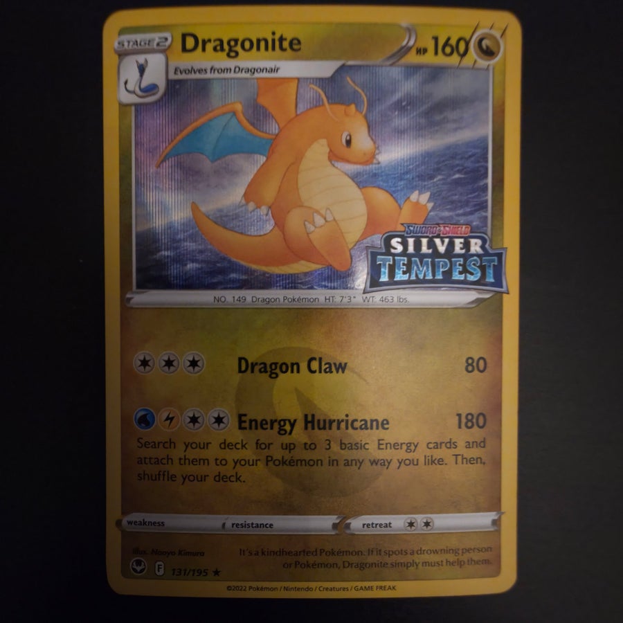 dragonite pokemon card silver tempest Get a Dragonite Promo Card at GameStop with purchase of the Silver Tempest  expansion
