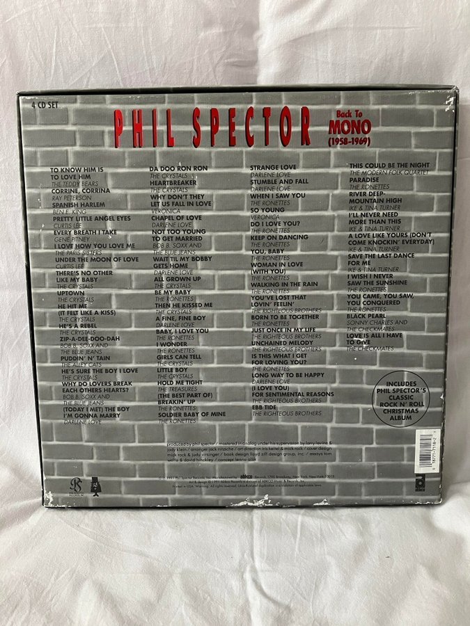 Phil Spector – Back To Mono (1958-1969) | Köp på Tradera (712322637)