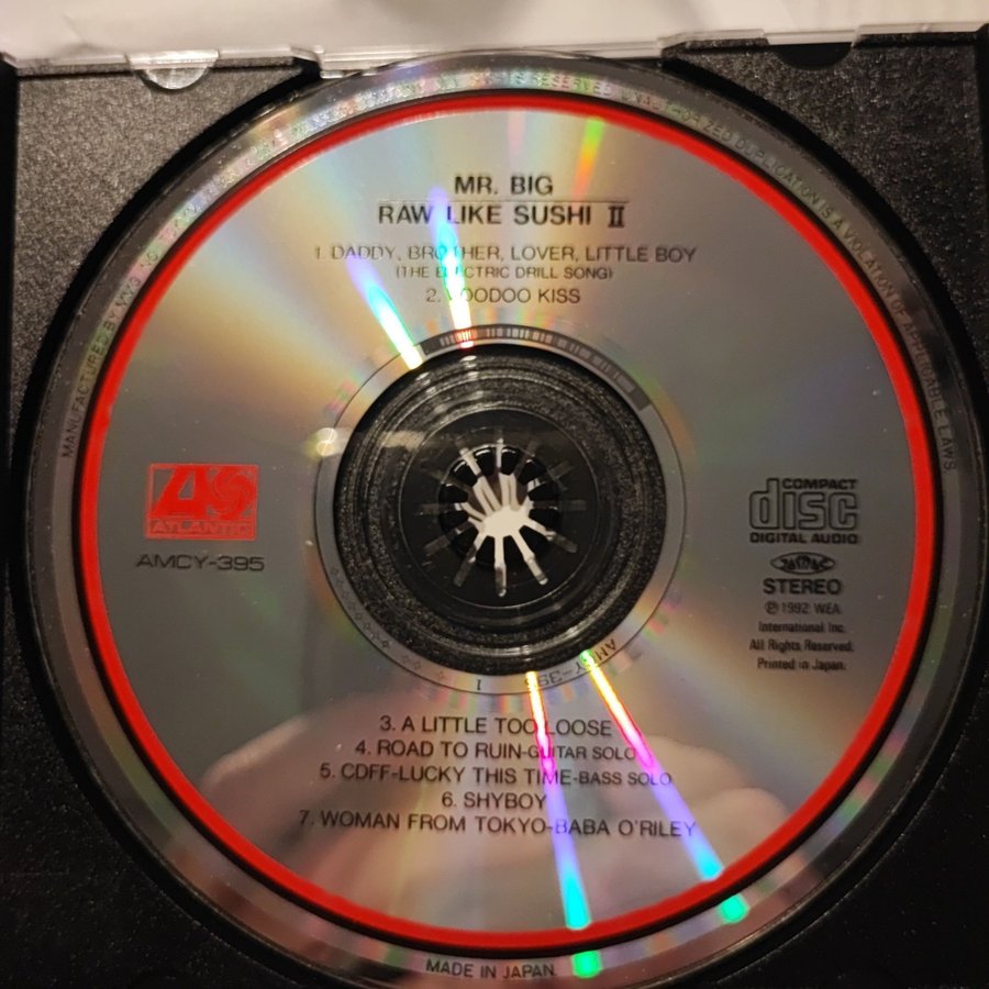 Mr. Big - Raw Like Sushi II (Live In Tokyo) CD | Köp på Tradera
