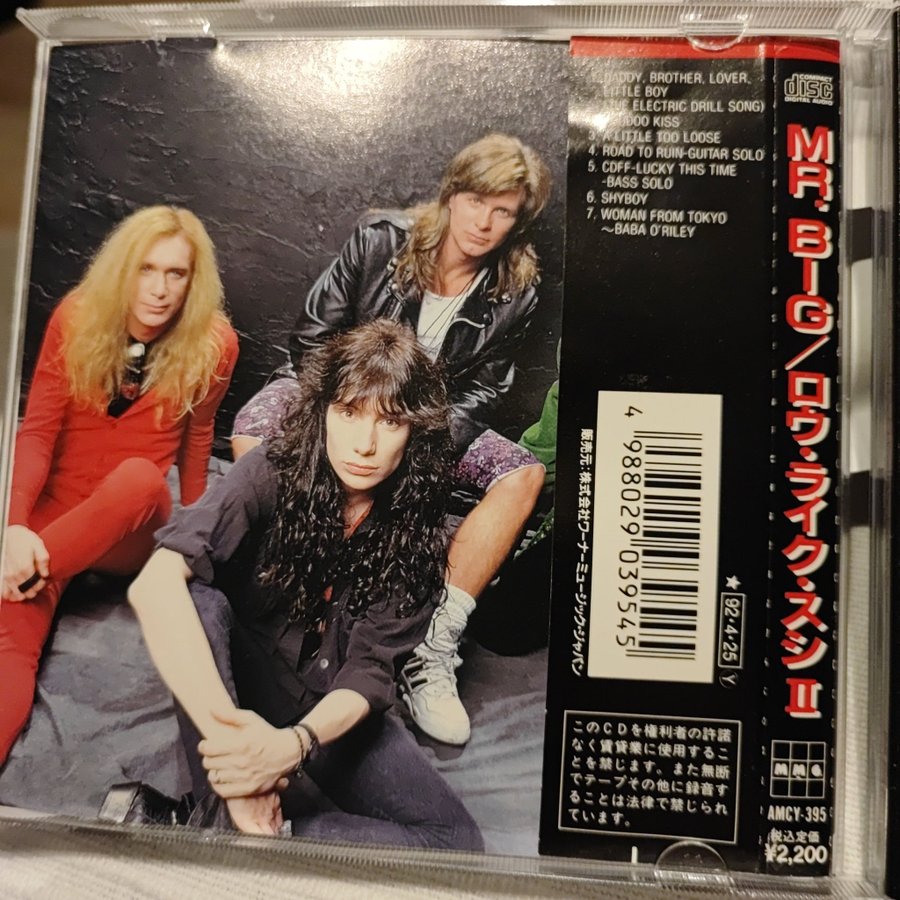Mr. Big - Raw Like Sushi II (Live In Tokyo) CD | Köp på Tradera