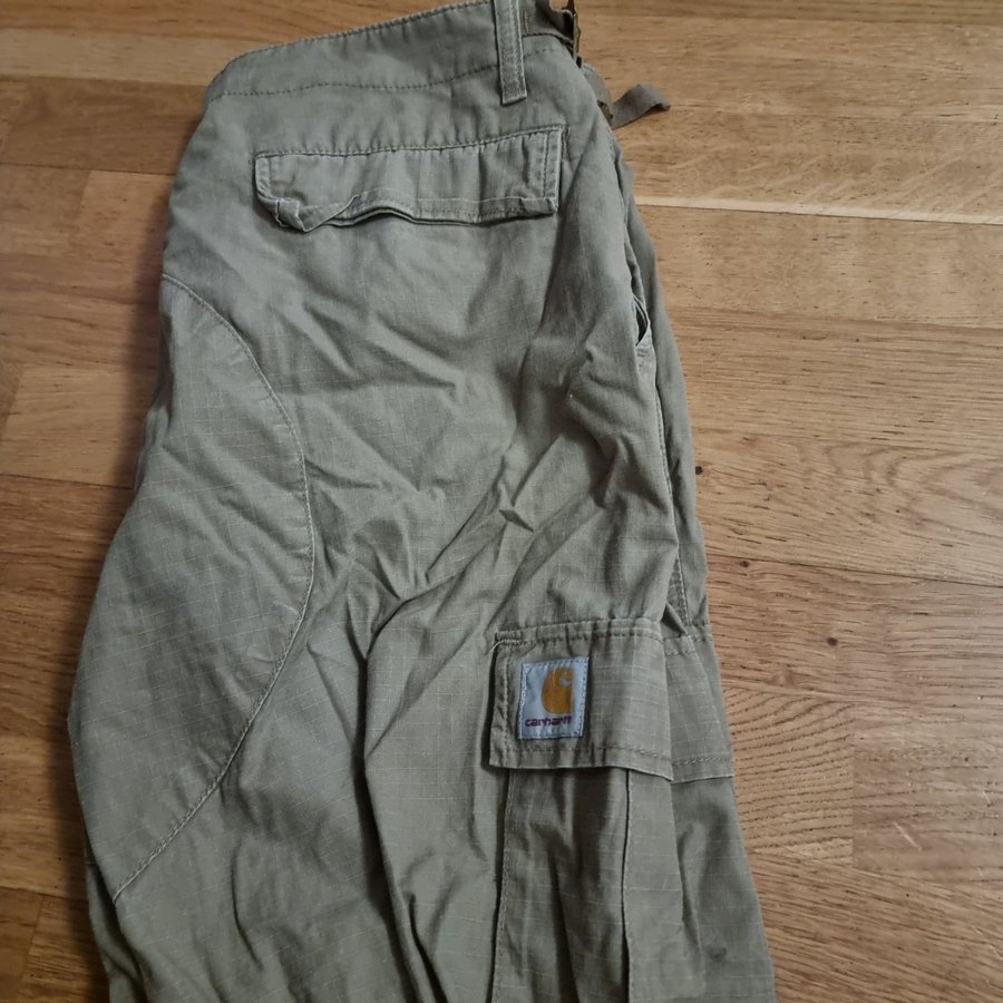 Carhartt WIP beige cargobyxor stl 36 32 K p p Tradera 623182600