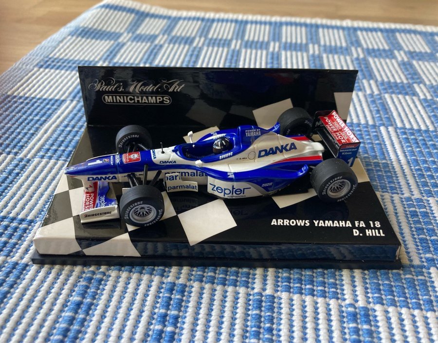 Minichamps Arrows Yamaha FA 18 D. Hill | Köp på Tradera (712886119)