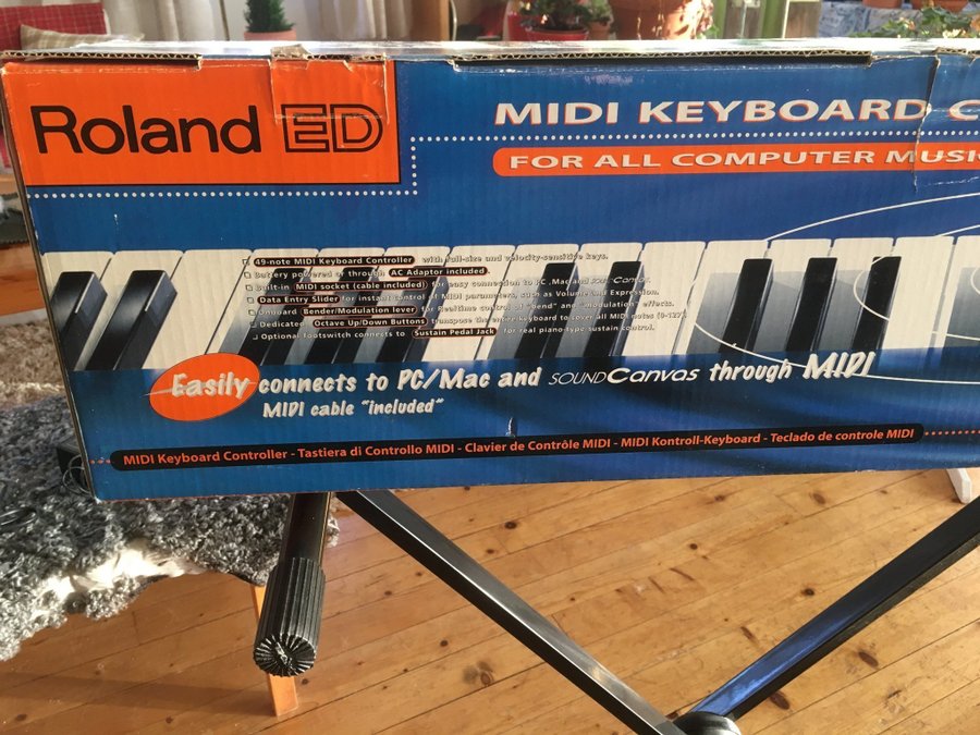 Roland Pc 180a Midi Keyboard Controller Kop Pa Tradera