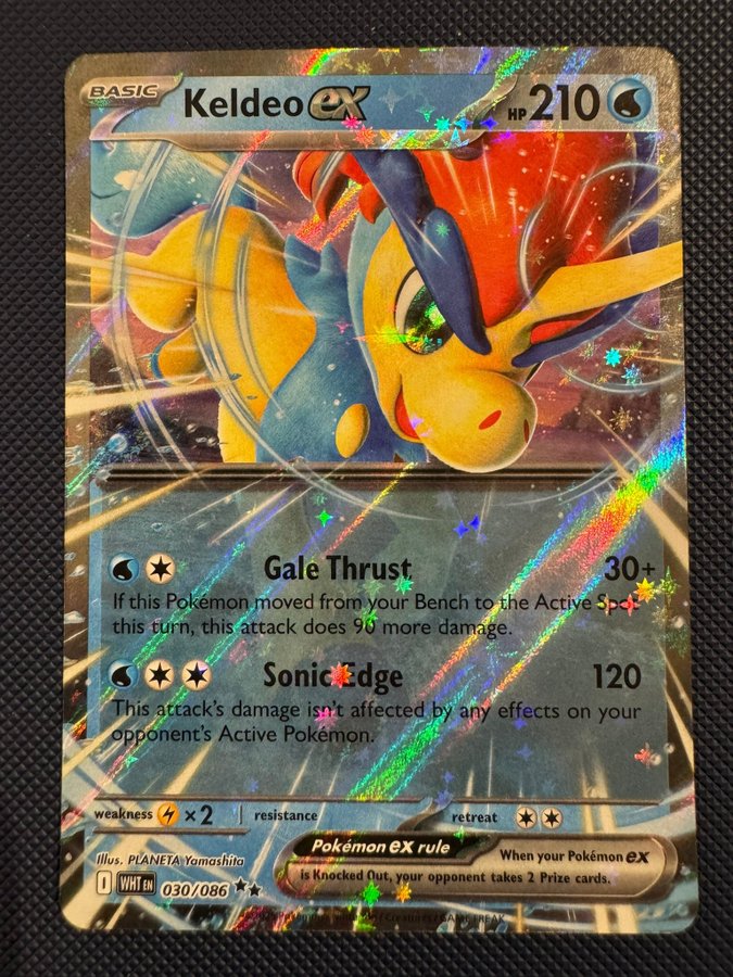 Keldeo EX 030/086 - White Flare | Kp p Tradera (727299430)