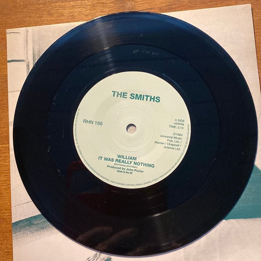 The Smiths - William, It Was Really Nothing - 7.. | Köp på