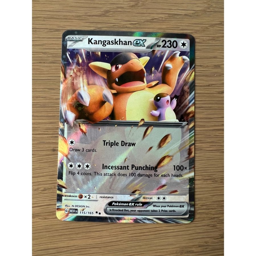 Kangaskhan ex 115/165