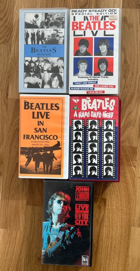 The Beatles Live VHS Video Tested Working Preowned - Etsy