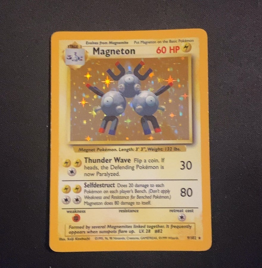 Magneton Holo 9 Base Set Unlimited | Köp på Tradera (756763573)