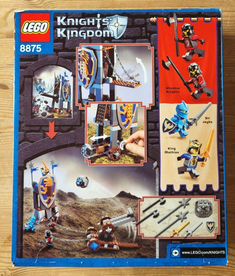 Se produkter der ligner LEGO Knights Kingdom 8875 pa Tradera 637527667