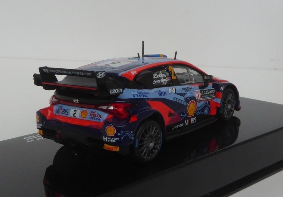 HYUNDAI I20 N RALLY 1 Solberg-Edmondson Rallye Monte Carlo 2022 (2) IXO